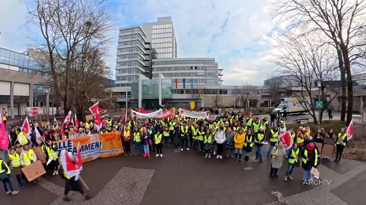 Video: Verdi startet Warnstreiks: Alle bayerischen Unikliniken betroffen