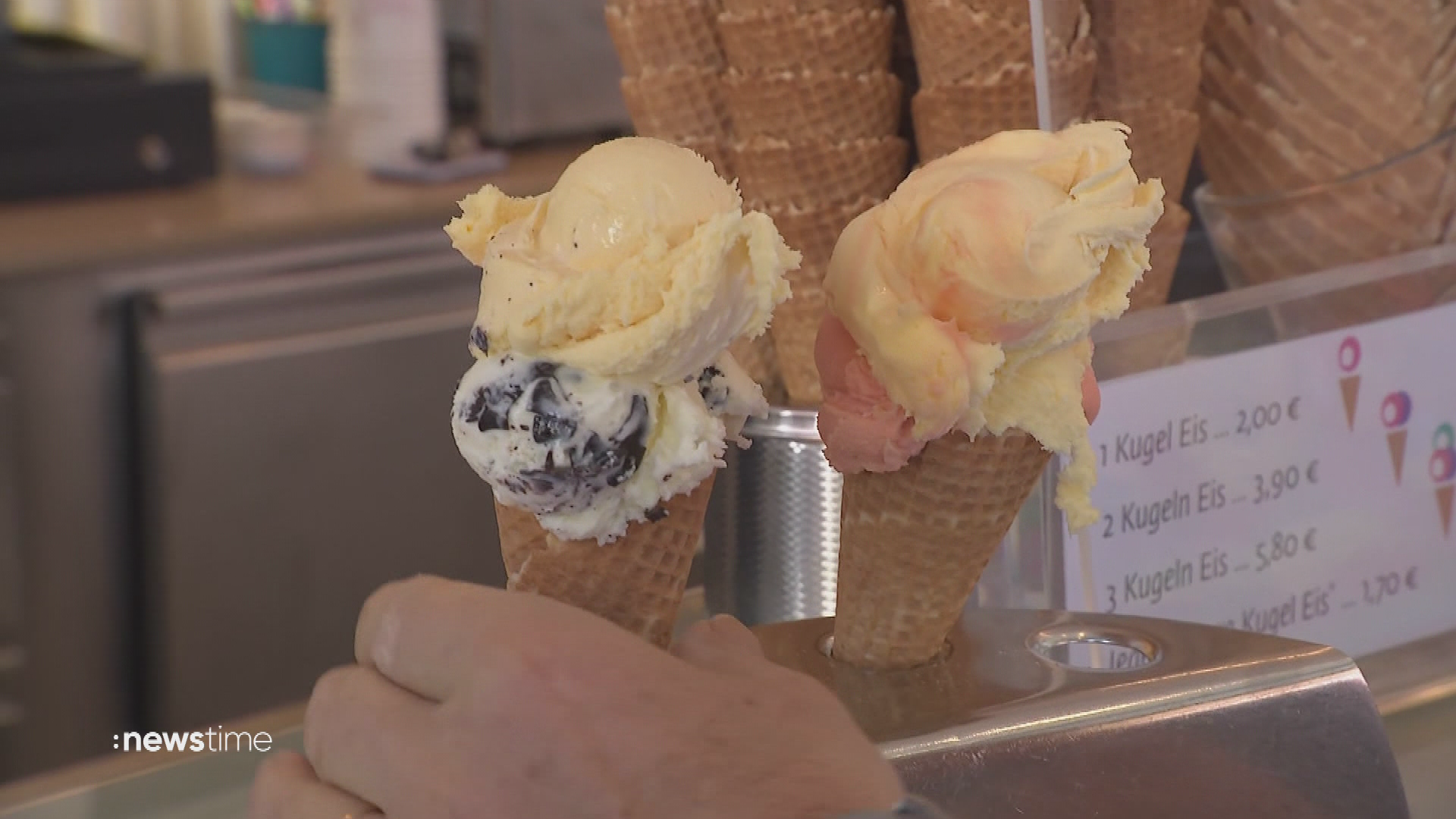 Video: So teuer ist eine Kugel Eis dieses Jahr