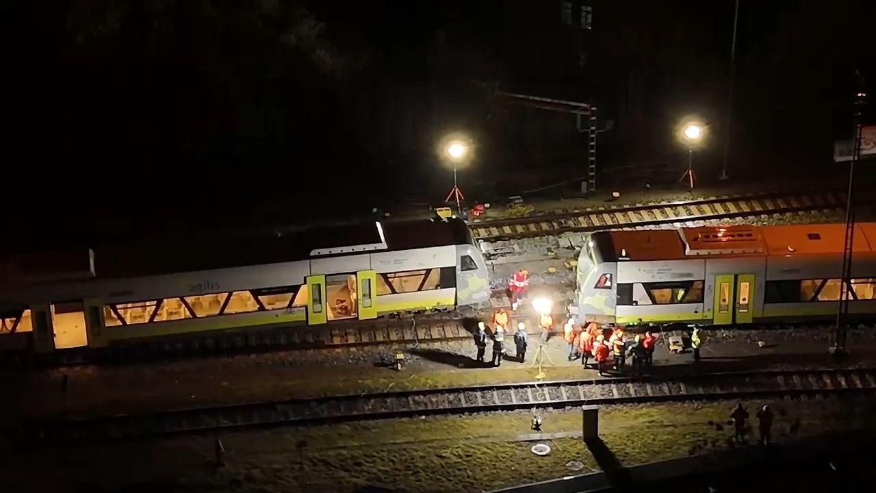 Video: Zugunfall in Bayreuth: Ermittler suchen nach Ursache