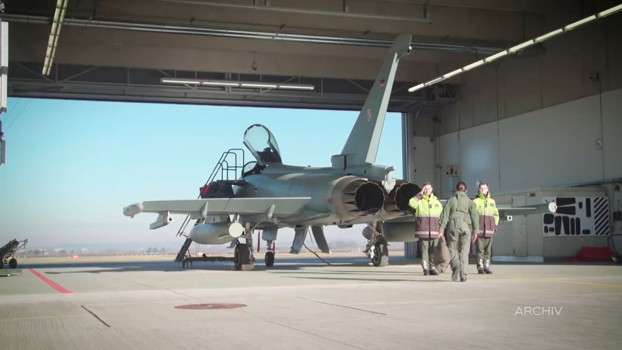 Video: Eurofighter über Nürnberg: Luftwaffe startet fünftägige Übung