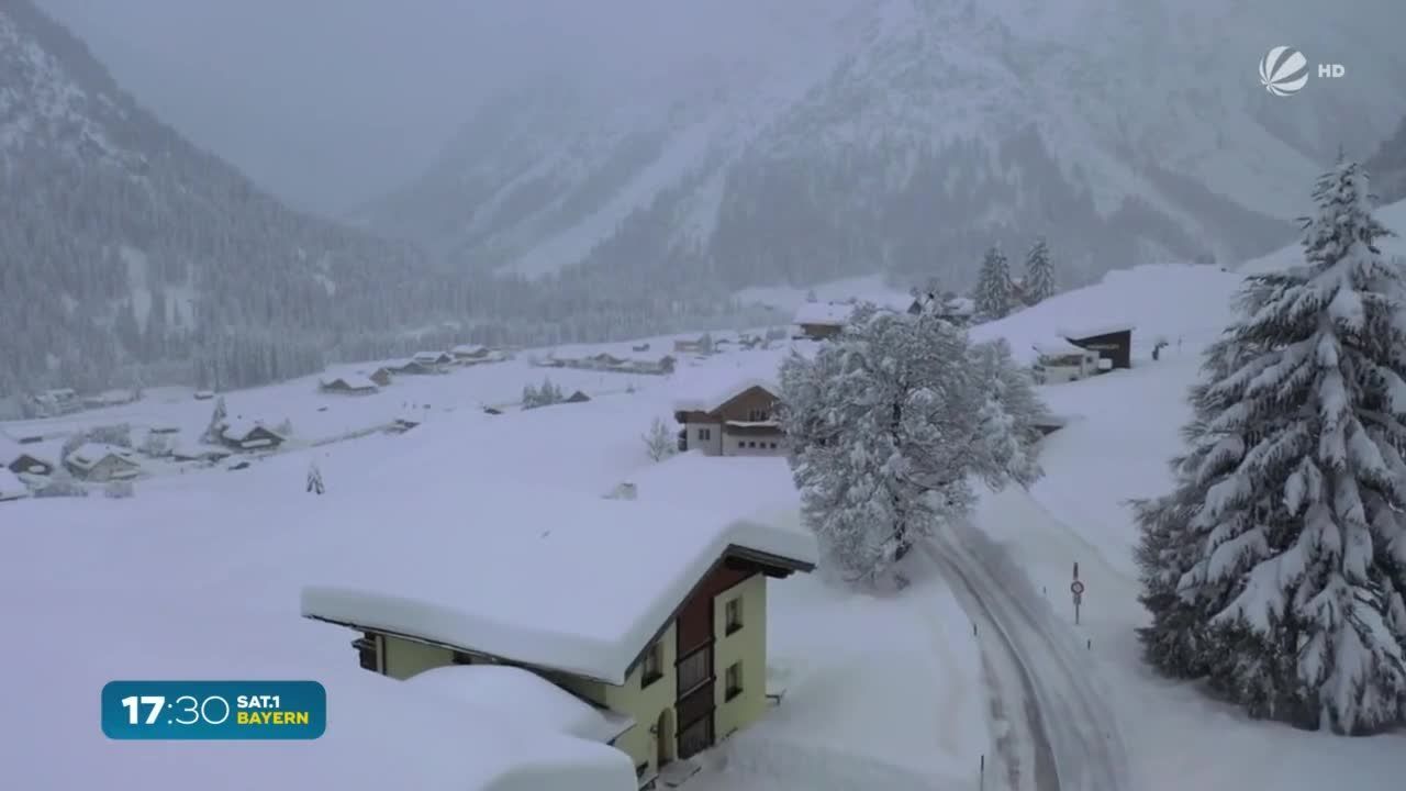 Schneemassen im Allgäu: Lawinengefahr steigt