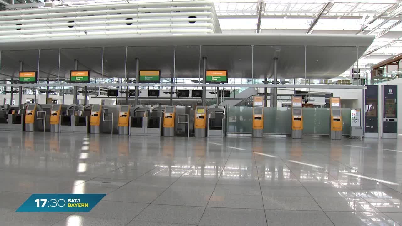 Münchner Flughafen: Lufthansa-Piloten streiken ganztägig