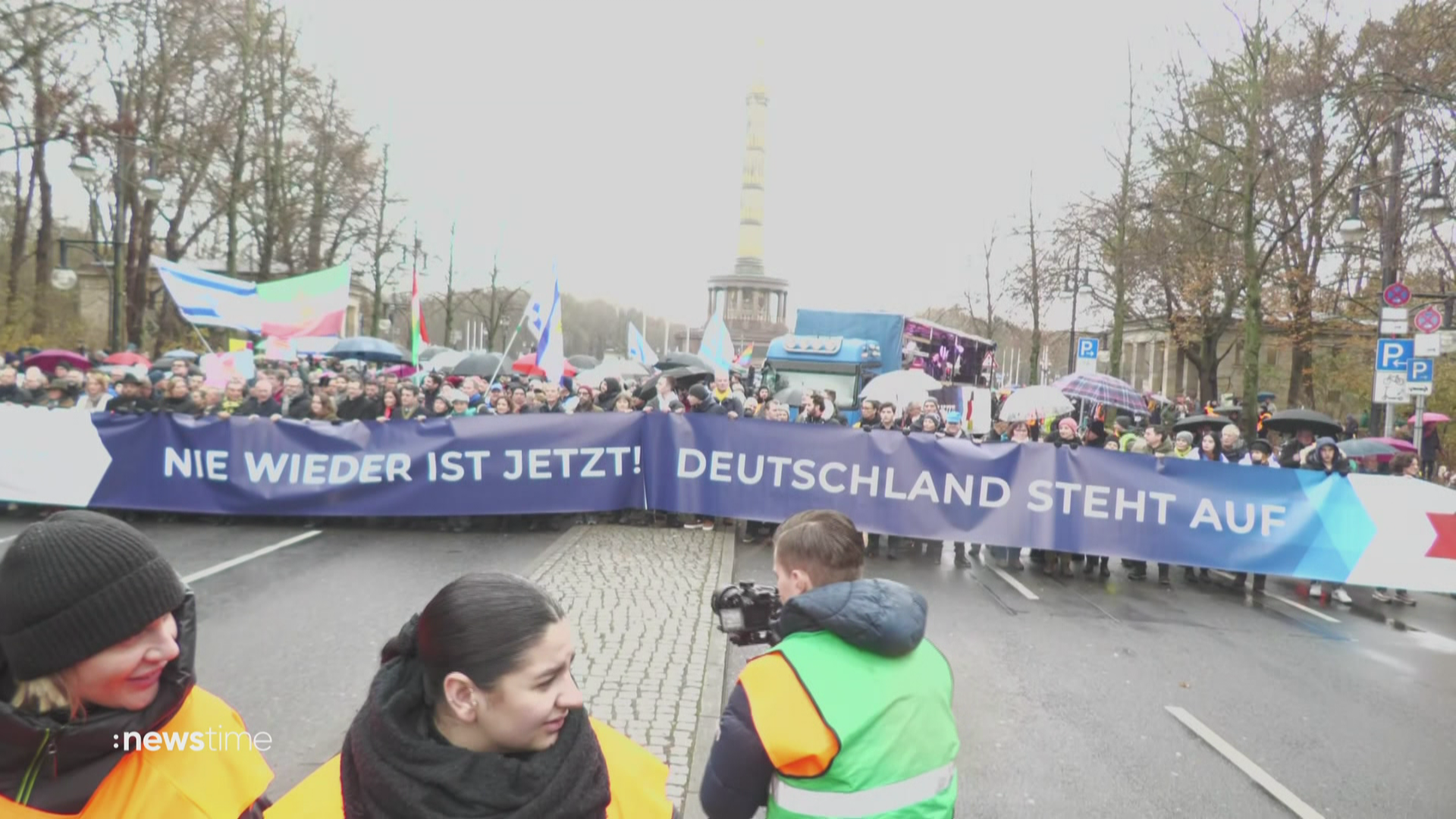 Tausende bei Antisemitismus-Demo in Berlin