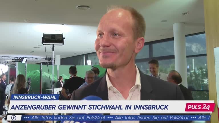 Innsbruck "in gute Zukunft führen": Anzengruber zu Wahlsieg