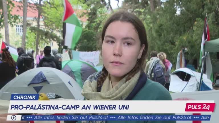 "Pro Palästina"-Protestcamp: "Bleiben bis unsere Forderungen erfüllt sind"