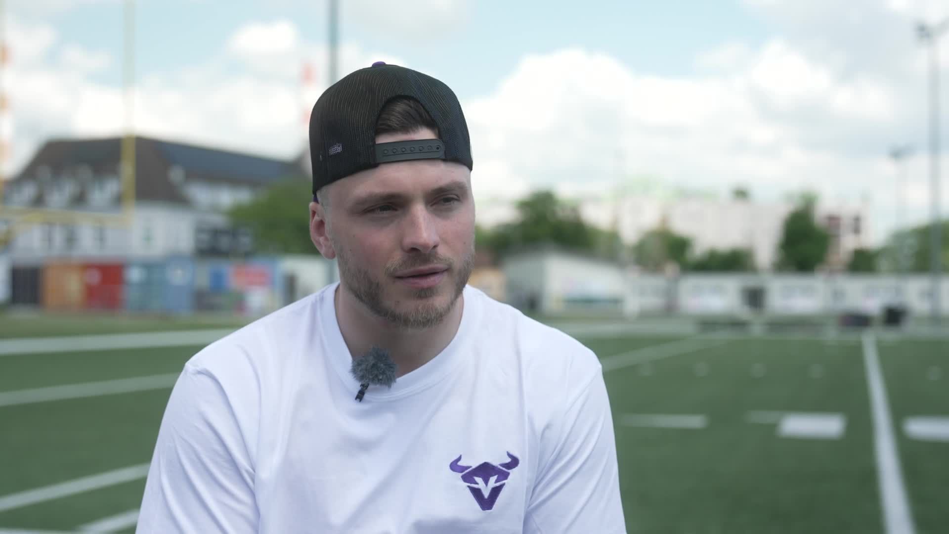 Vikings-Quarterback Ben Holmes: "Ich war kurz schockiert, wie gut das Level hier ist"