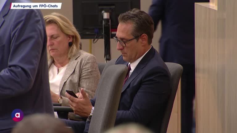 Machtmissbrauchs-U-Ausschuss: Aufregung um Strache-Chats