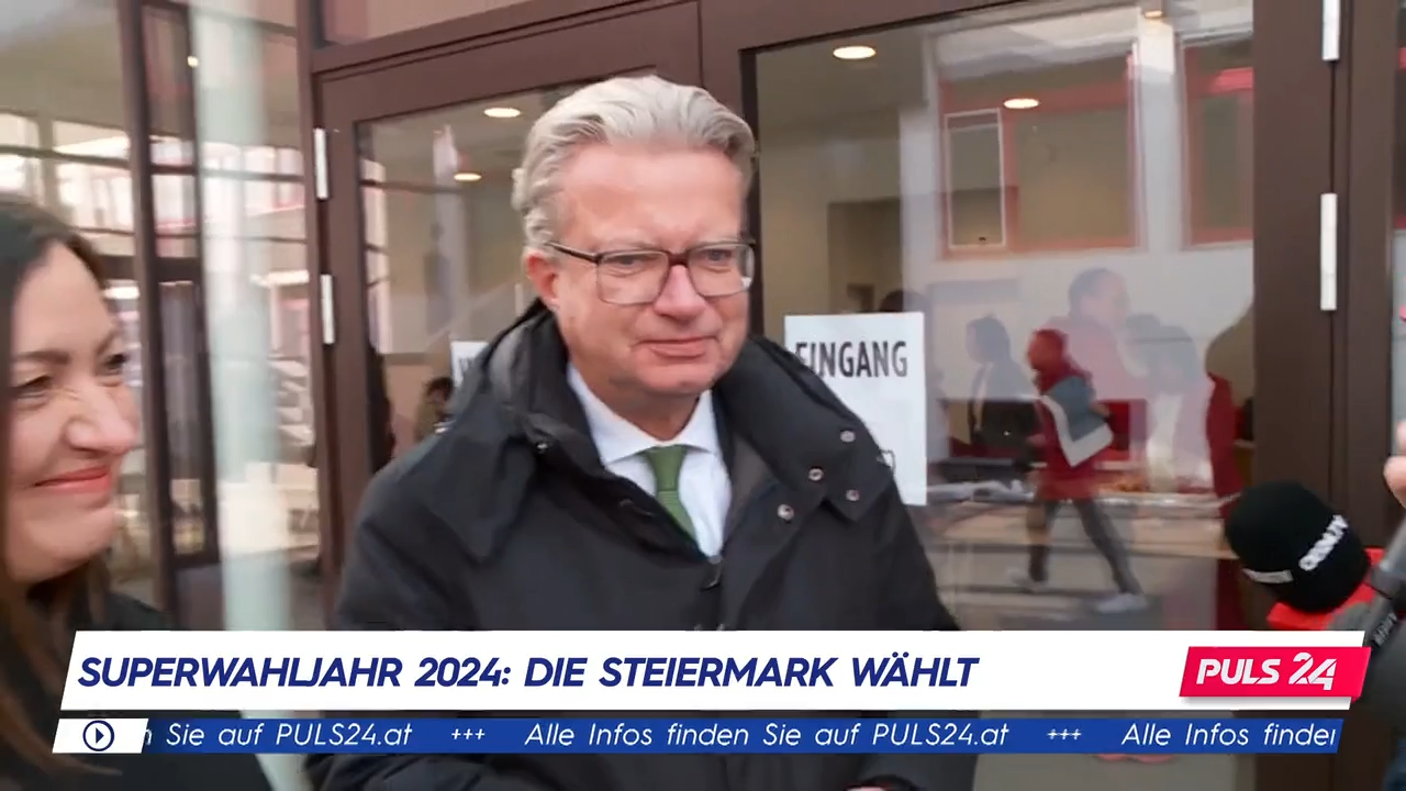 Steiermark-Wahl: Drexler gibt Stimme ab