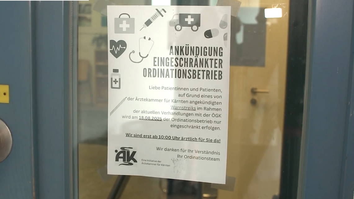 Video: Ärztestreik in Kärnten: Patienten zwiegespalten