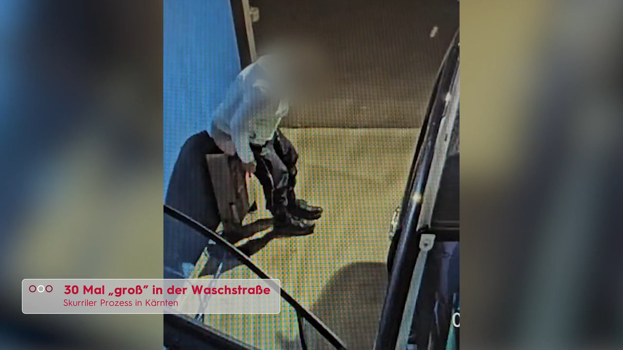 Video: "Kackastrophe“ in Kärnten: Mann entleert sich 30 Mal in Autowaschanlage