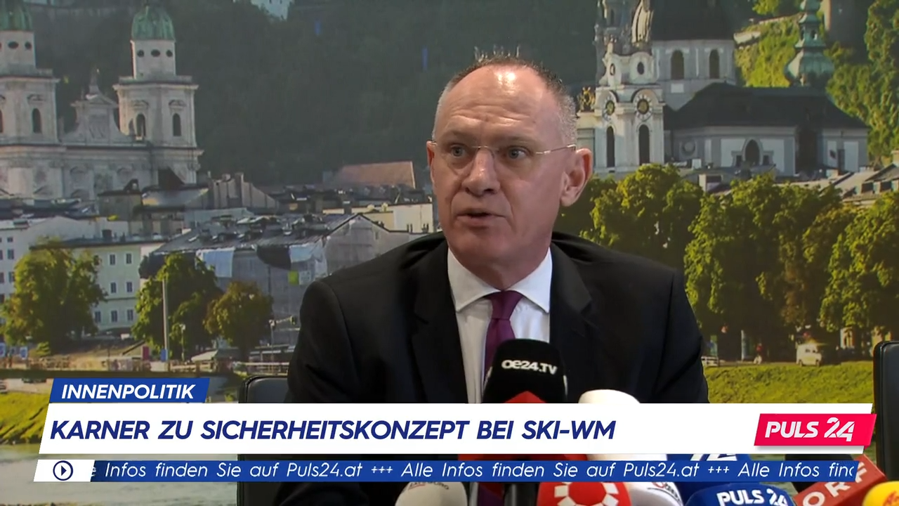 Karner spricht über die Sicherheitskonzepte bei der Ski-WM