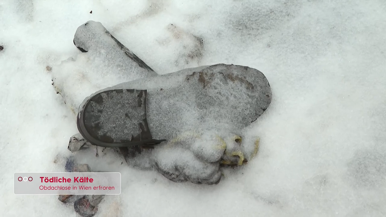 Video: Zwei Obdachlose in Wien erfroren