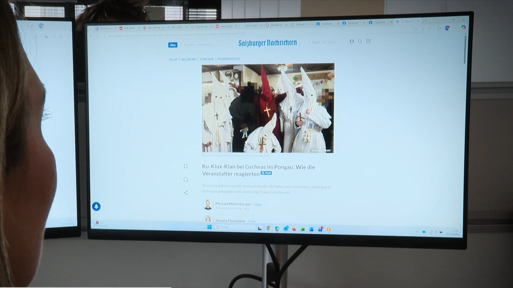 Video: Ku-Klux-Klan und Neonazi-Symbole bei Pongauer Ball